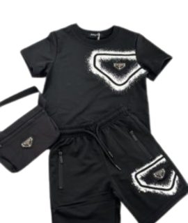 Icon zomerset met tasje- Zwart