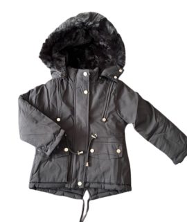Winter parka- Zwart
